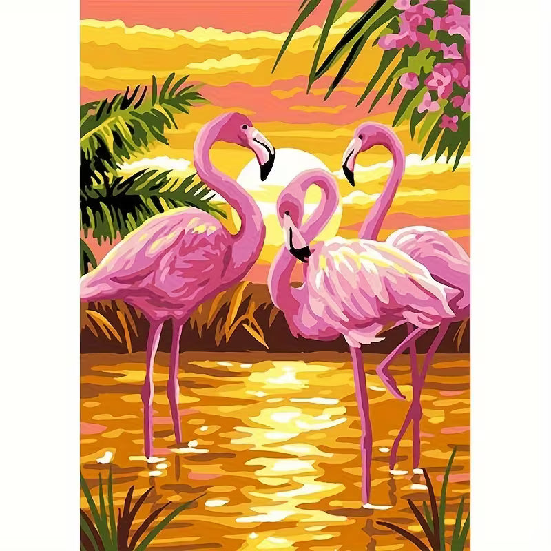 Pink flamingos