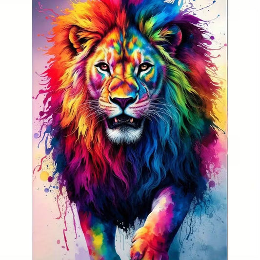 Colourful Lion