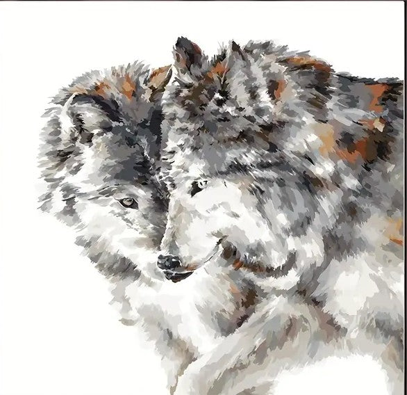 PAINT BY NUMBERS - Wolves