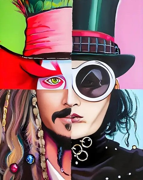 Paint by number - Johnny Depp
