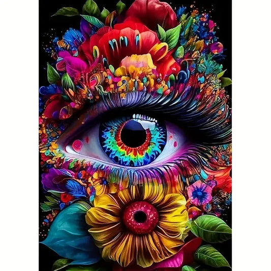 Colourful eye