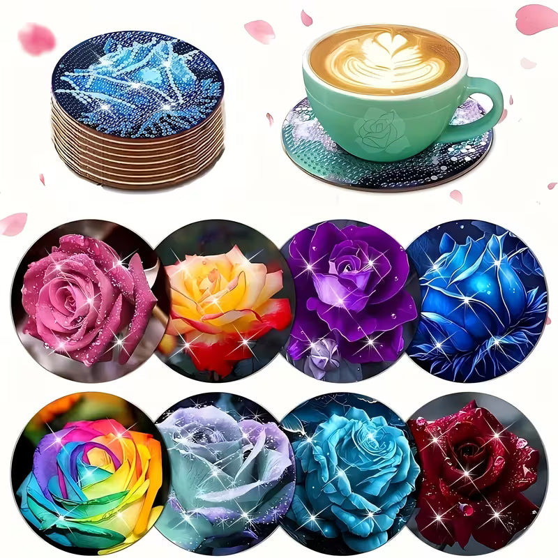 Coasters - Bright roses