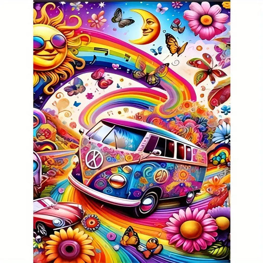 Hippie van